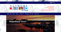 Desktop Screenshot of fathomsbar.com